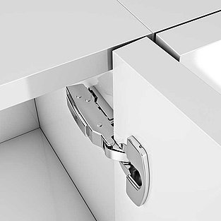 Sensys thick door hinge. iF Design Award Winner 2014