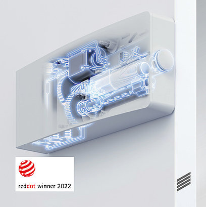 Push to Open Silent mit Red Dot Award